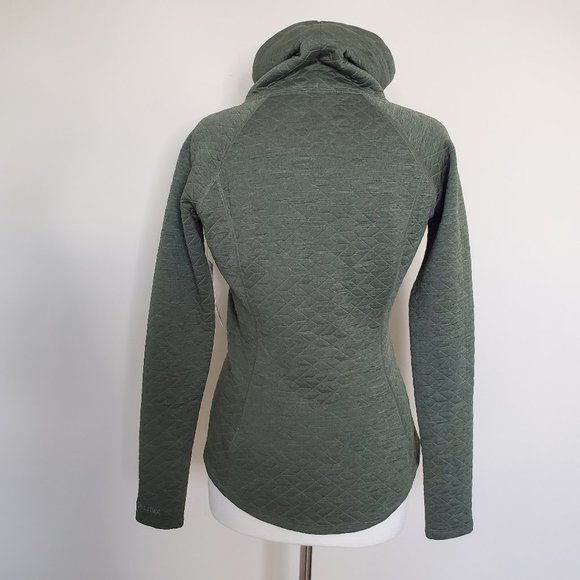 Marmot Annie LS Sz Small Pullover Olive Green NWT - Picture 3 of 16